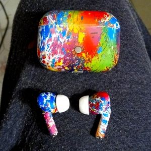 COPY - Mosaic Wireless Ear Buds with Charging Case & Extension Short Cord.